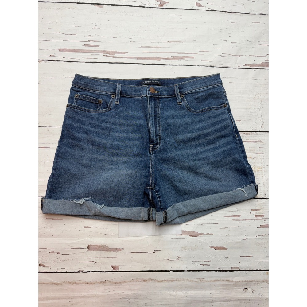 Calvin Klein Jeans Dark Blue Women's Jean Shorts‎ 14 summer